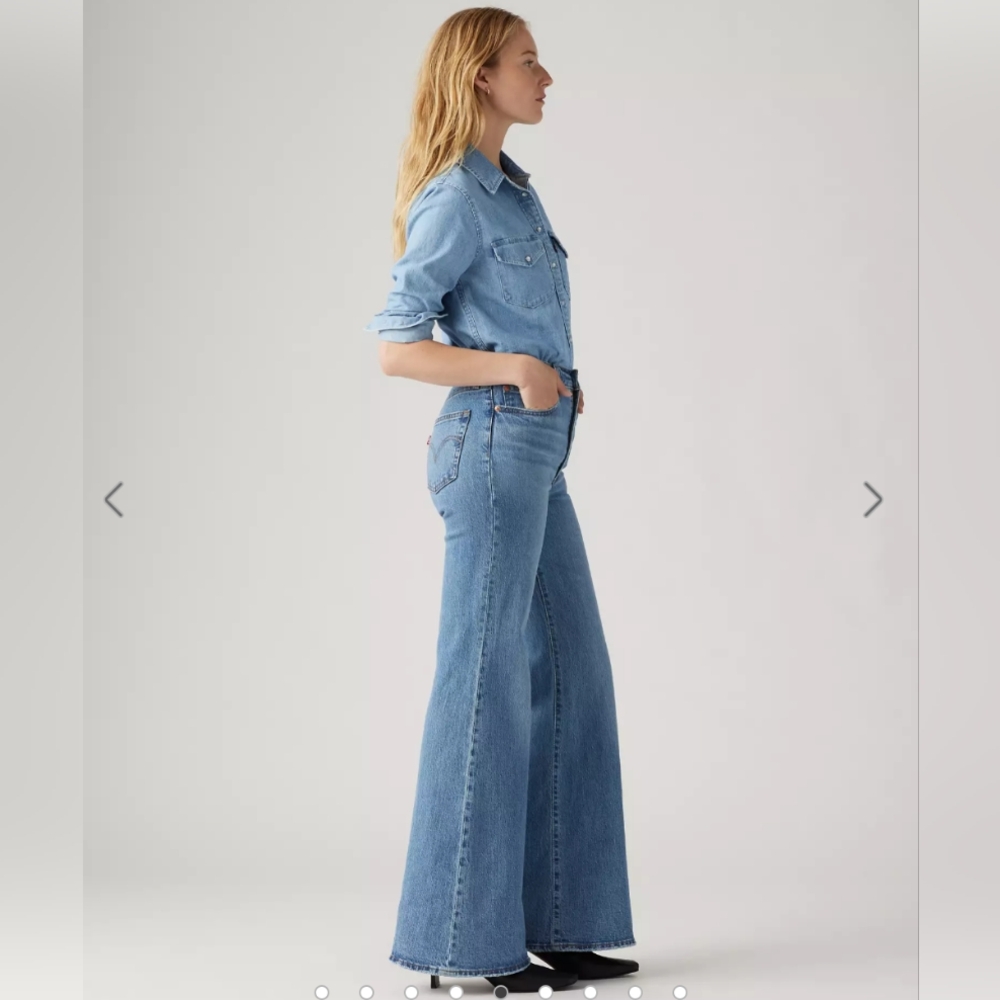 NWT --- Levi's Ribcage Bell Jeans - Picture 3 of 9